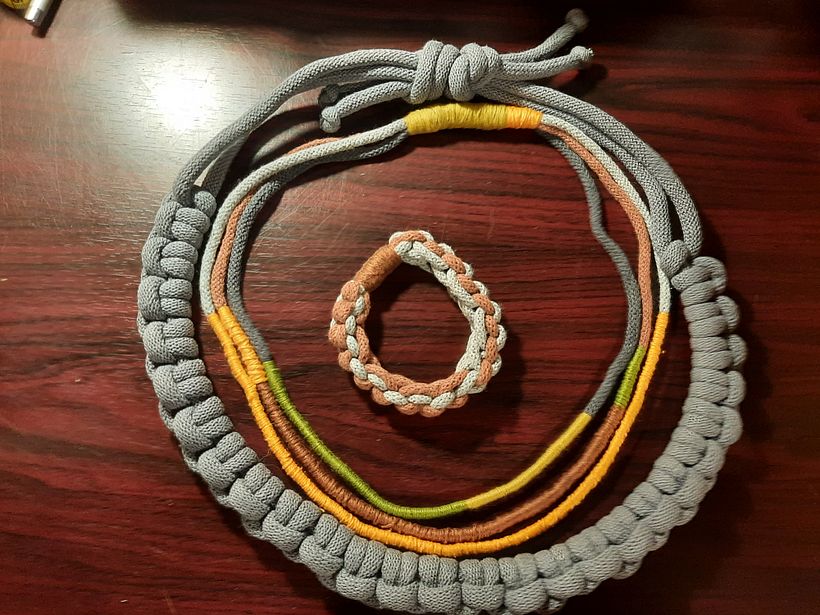 My project for course: Rope Jewelry for Beginners: Make Your Own Necklaces - Artesanía