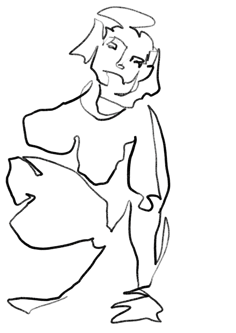 Life drawing - procreate