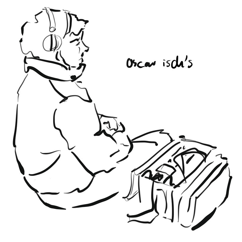 Sketch of a coworker - procreate