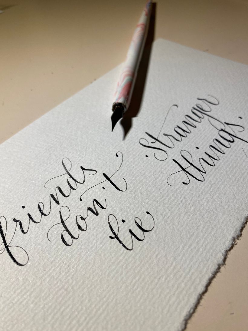 Mi proyecto del curso: Caligrafía inglesa de la A a la Z 1