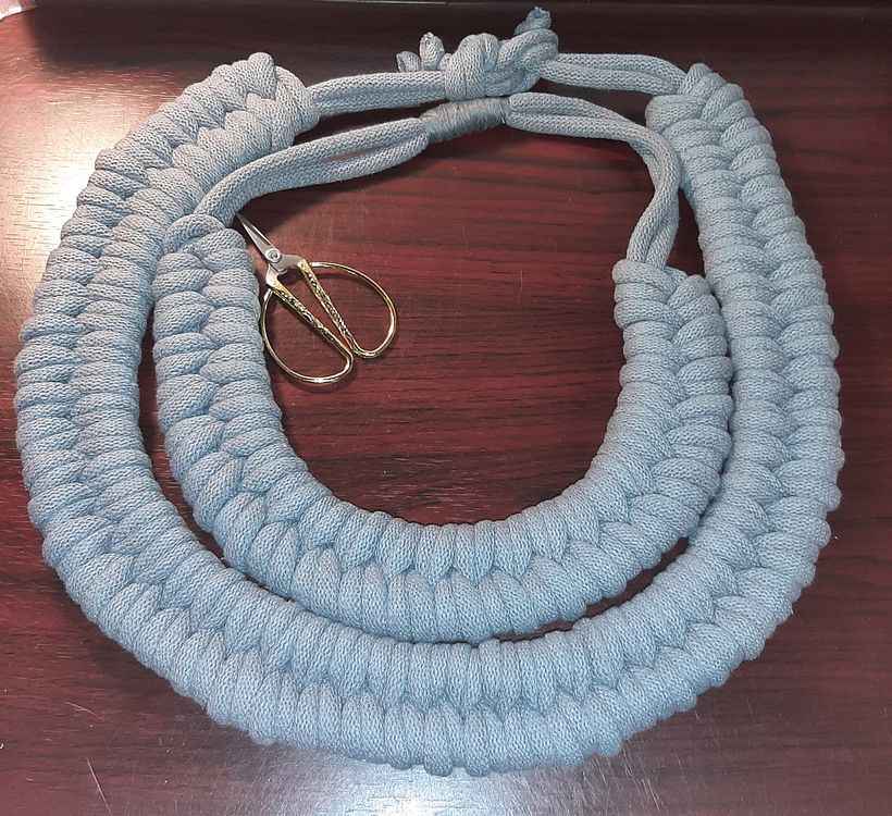 My project for course: Rope Jewelry for Beginners: Make Your Own Necklaces - Artesanía