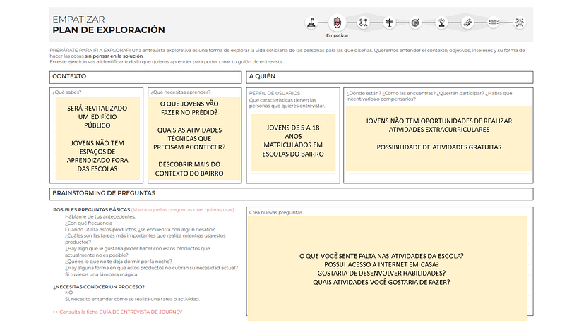 DESIGN THINKING aplicado em arquitetura: APP para desenvolver o programa de necessidades  3