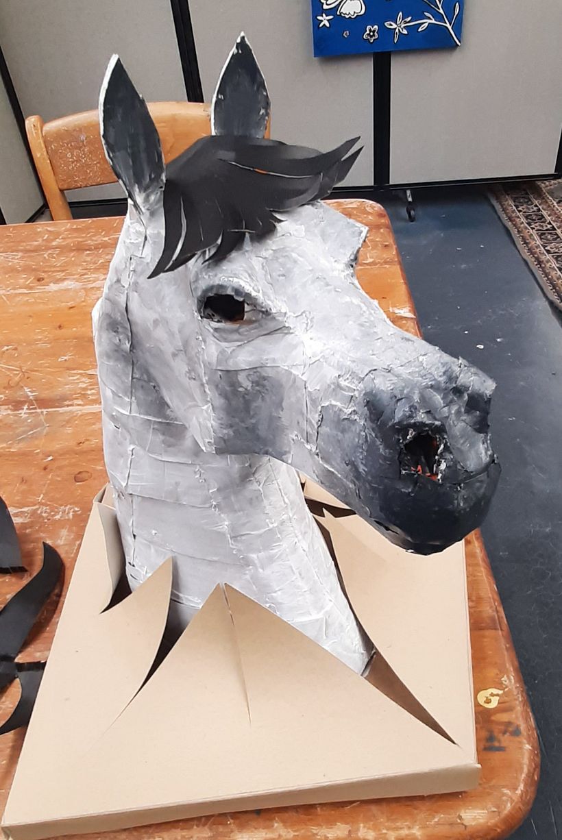 My project for course: Cardboard Sculptures for Beginners - Diseño de personajes