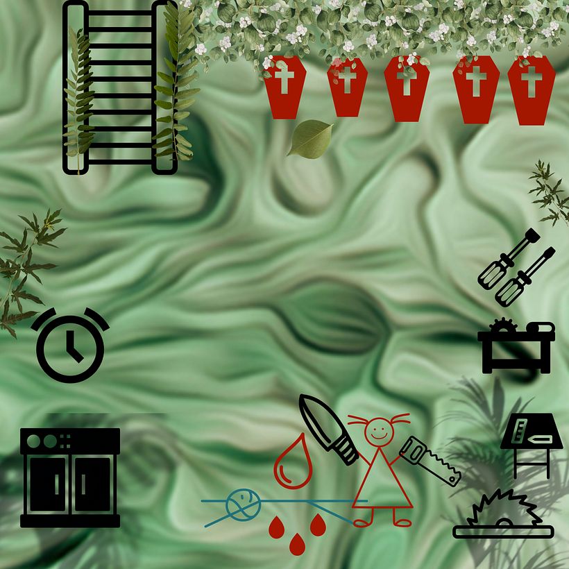 digital illustration on the main scene 