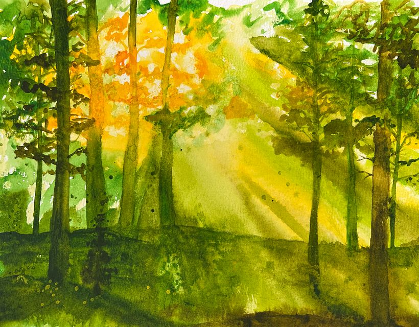 Watercolor Dreamscape 