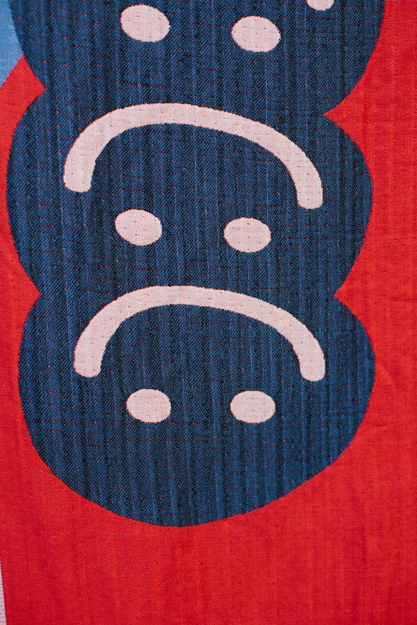Mantas dupla face de jacquard  8