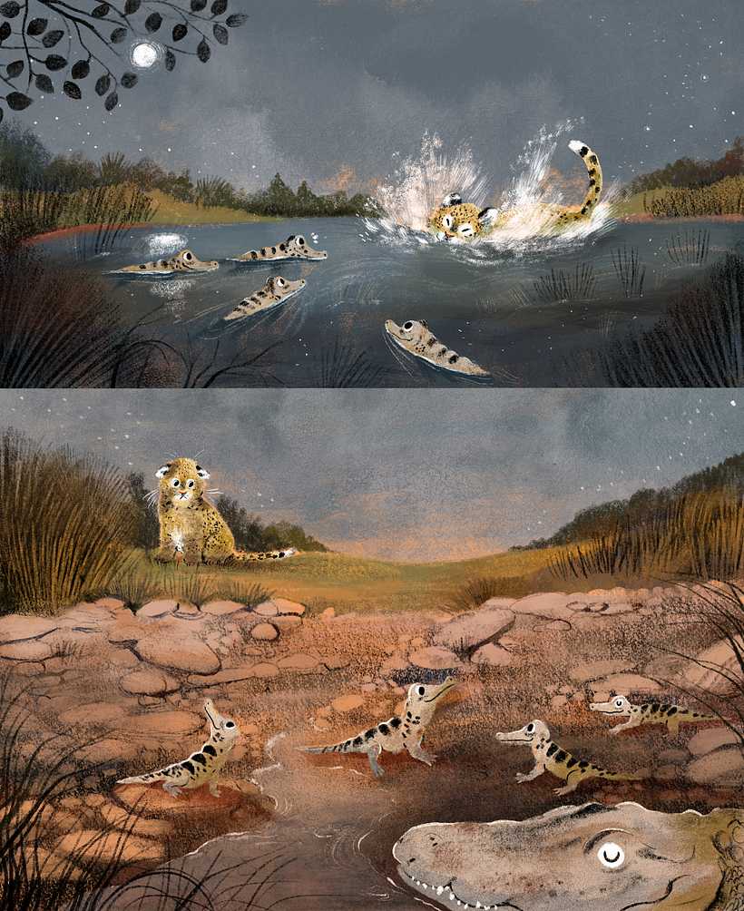 Single page - interior artwork