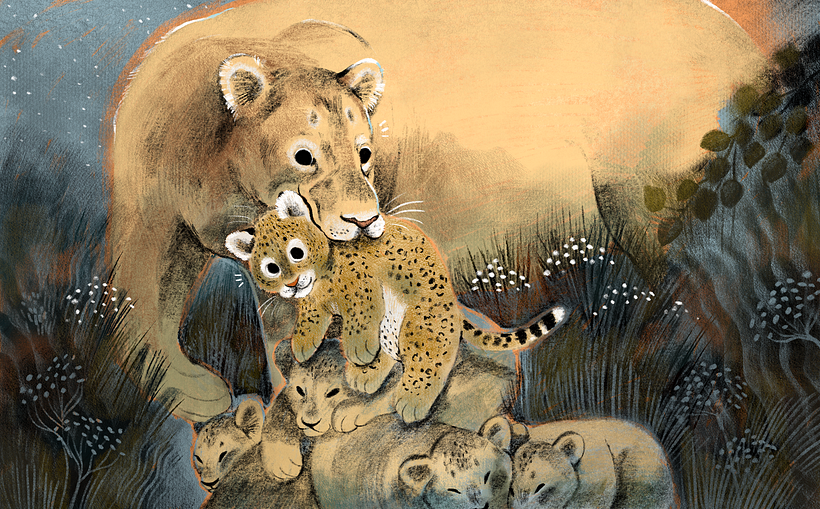 Double-page spread - interior artwork
