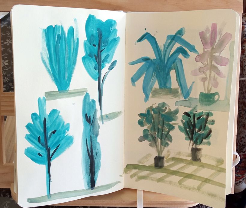 Mi proyecto del curso: Sketchbook pictórico en gouache 7