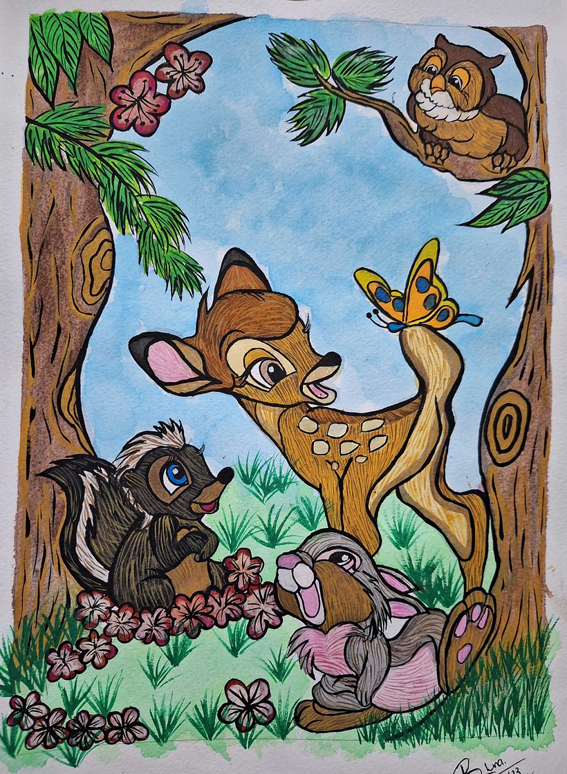 Mi proyecto del curso: Creación de personajes animales en acuarela para libros infantiles 1