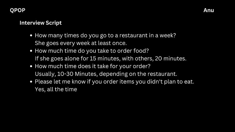 My project for course: Introduction to UX Design | QRPOP 5
