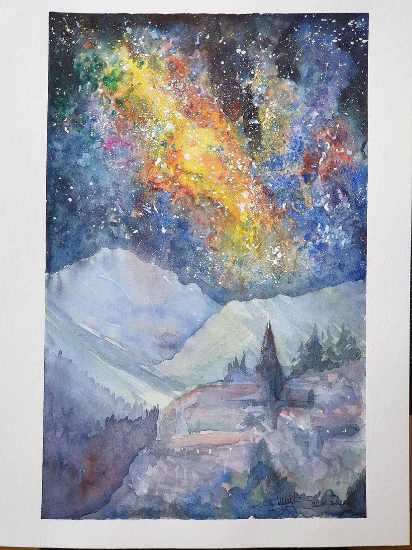 My project for course: Modern Watercolor Techniques 1