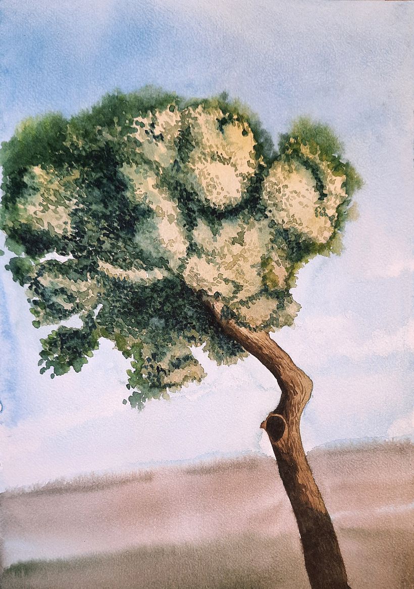 My project for course: Watercolor Painting: Explore Dry Brush Techniques 1