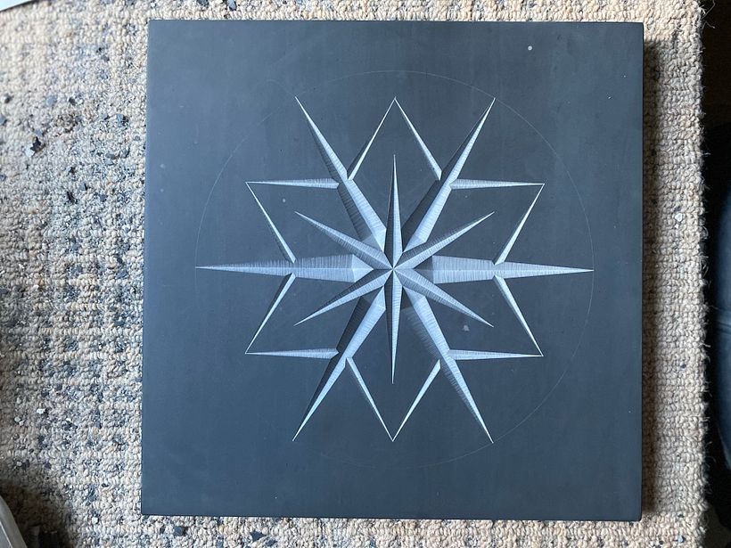 The finished piece