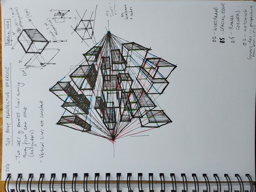 2 point perspective exercise 