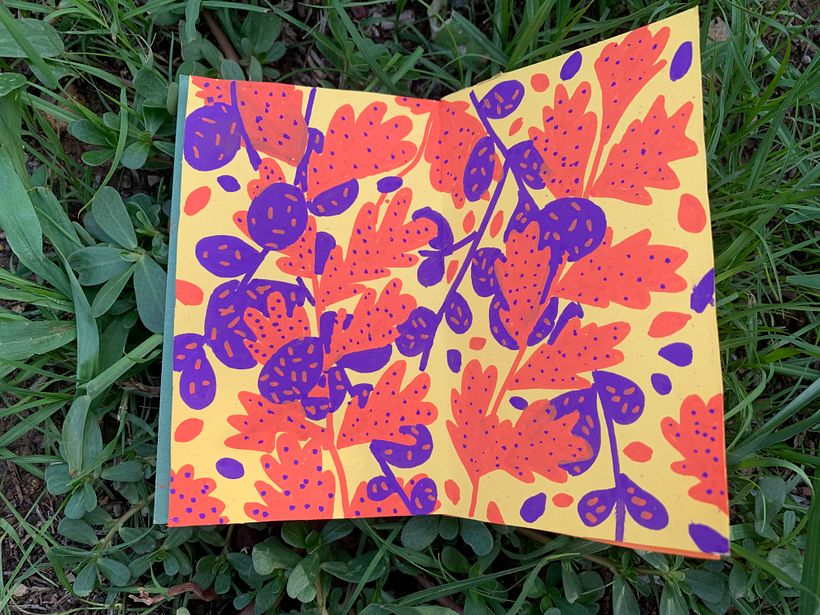 My project for course: Botanical Patterns in a Sketchbook: Conquer the Blank Page 2