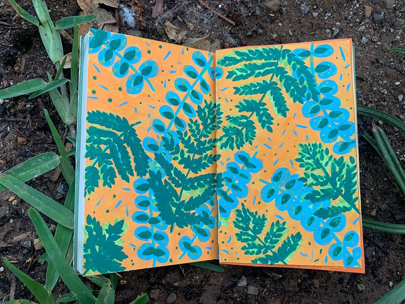 My project for course: Botanical Patterns in a Sketchbook: Conquer the Blank Page 3