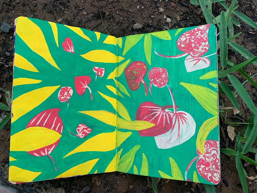 My project for course: Botanical Patterns in a Sketchbook: Conquer the Blank Page 4