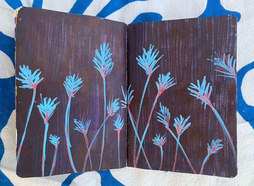 My project for course: Botanical Patterns in a Sketchbook: Conquer the Blank Page 6