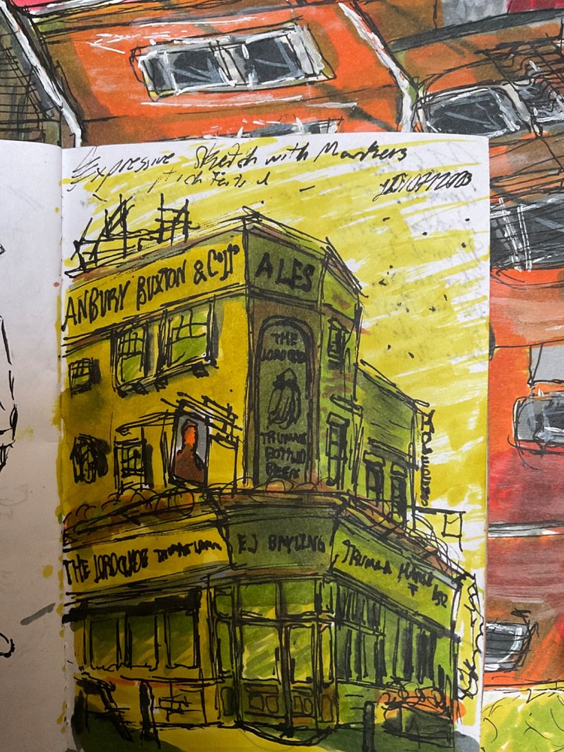 My project for course: Expressive Architectural Sketching with Colored Markers 10