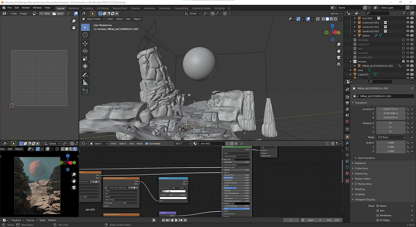 My project for course: Fantastic 3D illustration with Blender 2