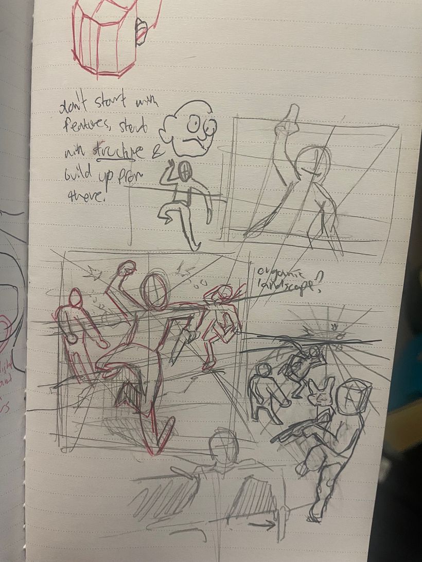 My project for course: Basic Principles of Drawing People from Imagination 2