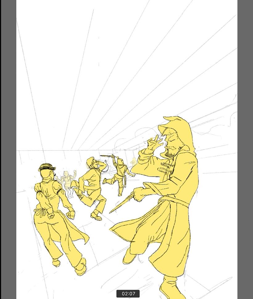 My project for course: Basic Principles of Drawing People from Imagination 7