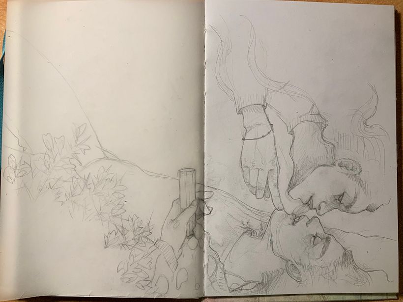 Mi proyecto del curso: Dibujo imaginativo con grafito y carboncillo 1