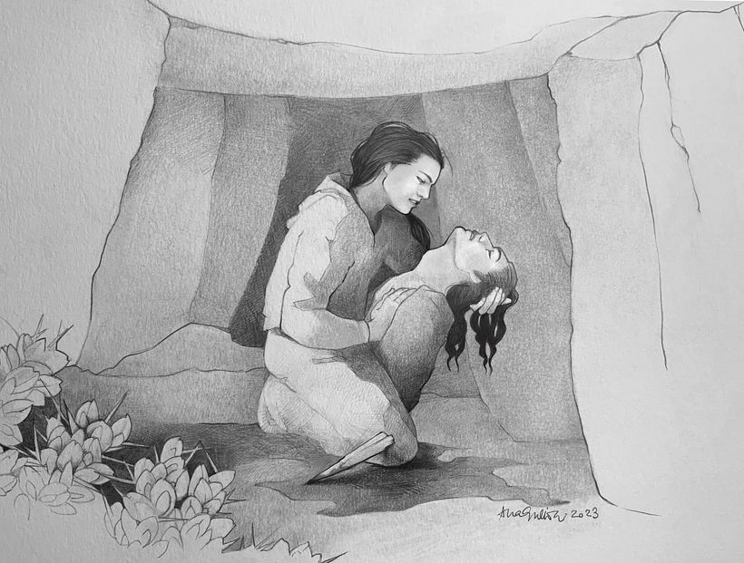 Mi proyecto del curso: Dibujo imaginativo con grafito y carboncillo 8