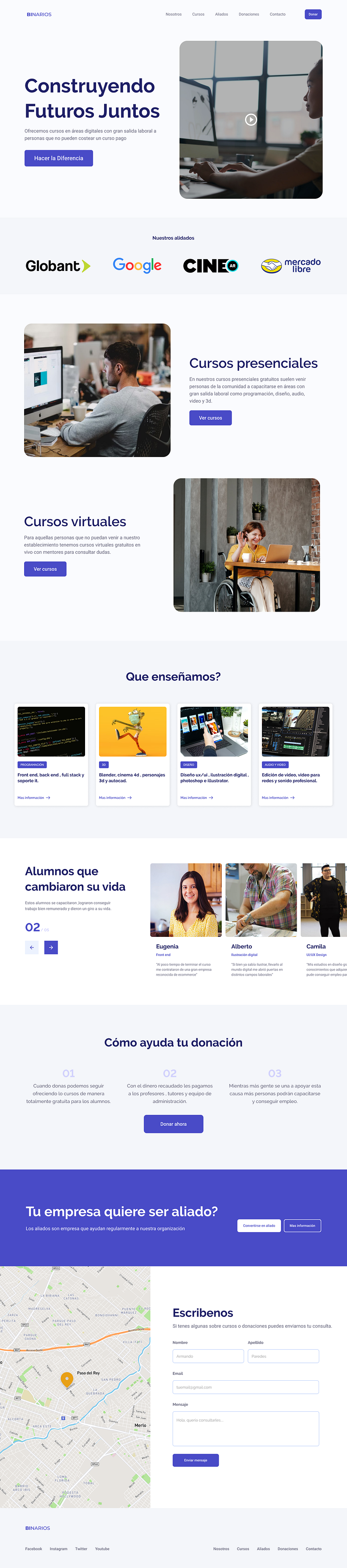 Mi proyecto del curso: Diseño UX UI para landing pages: cuenta una historia única 1