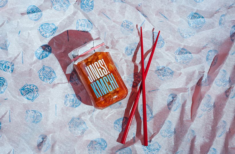 Jings! Kimchi. My project for course: Conceptual Product Photography for Advertising 6