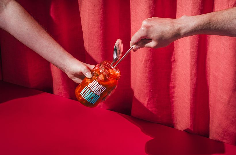 Jings! Kimchi. My project for course: Conceptual Product Photography for Advertising 5