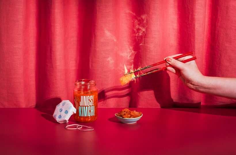 Jings! Kimchi. My project for course: Conceptual Product Photography for Advertising 7