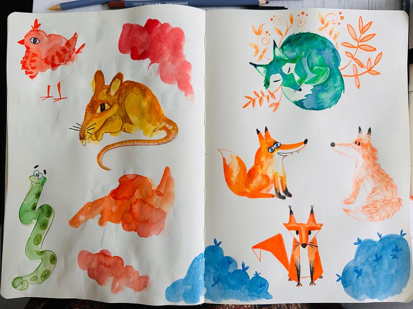 My project for course: Illustration Techniques to Unlock your Creativity 5