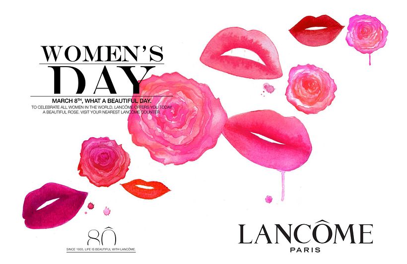 Lancome Women's Day Artwork  4
