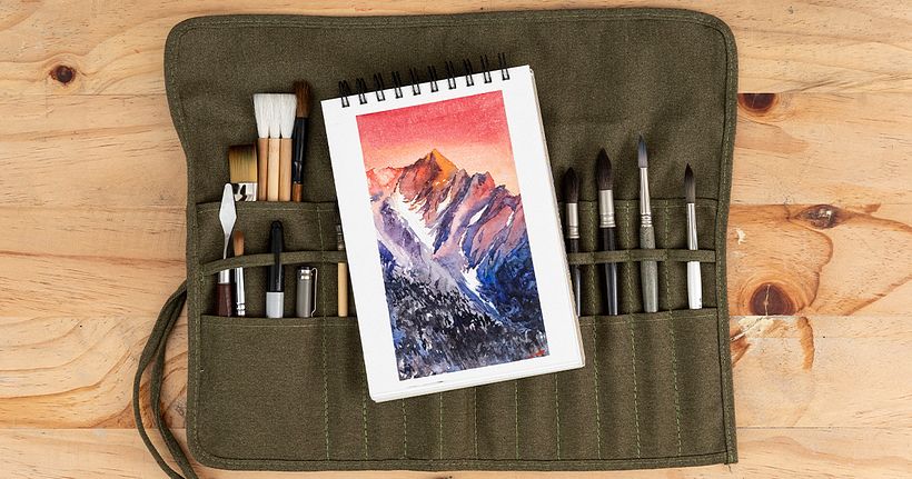 Acuarela: Mis implementos para pintar al aire libre 3