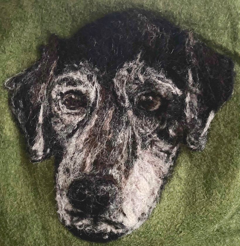 My project for course: Needle Felting: Paint Portraits with Wool 1