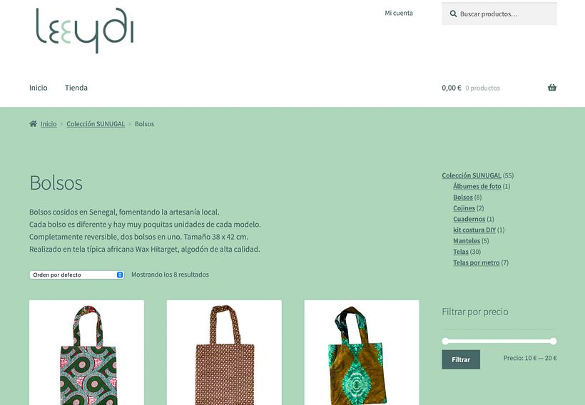 Mi proyecto del curso: Creación de una tienda online en WordPress 3