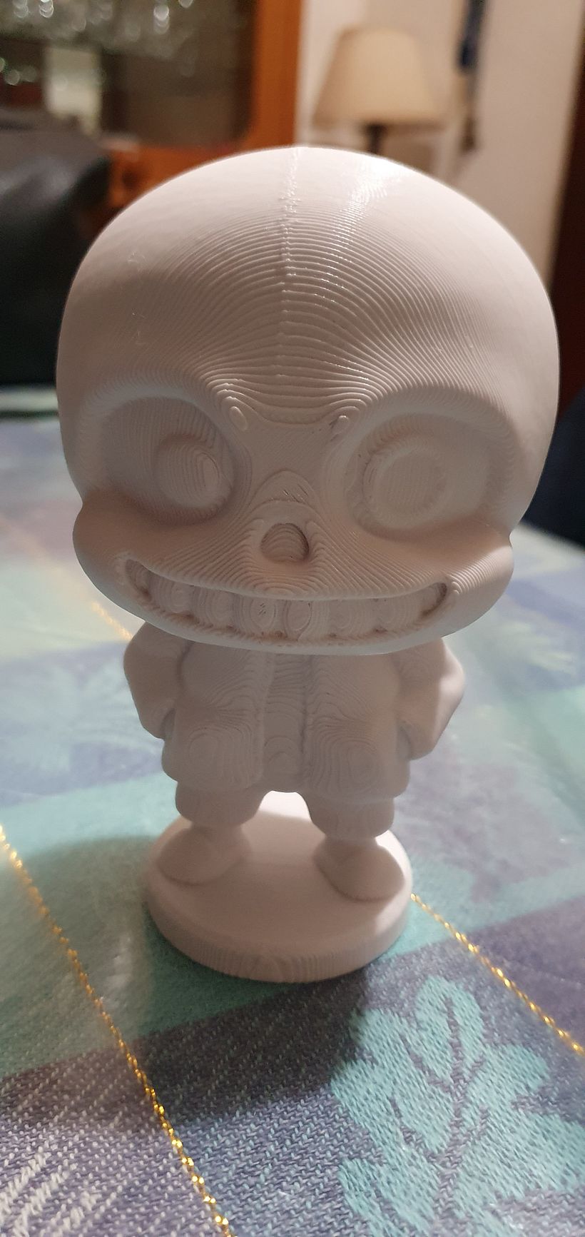 Un personaje que hice para mi hijo sin pintar