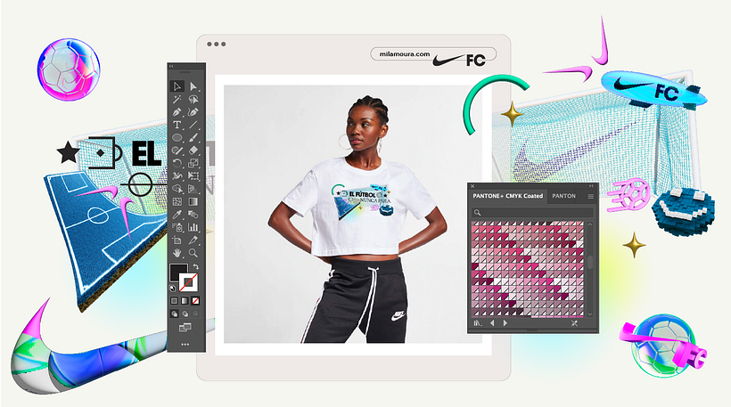 diseño de estampa | Nike - Diseño