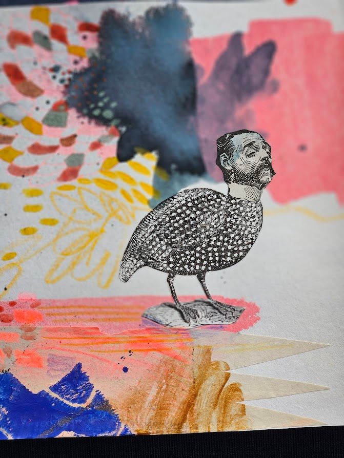 My project for course: Creative Notebook: Experiment with Collage, Stamps, and Decoupage 2