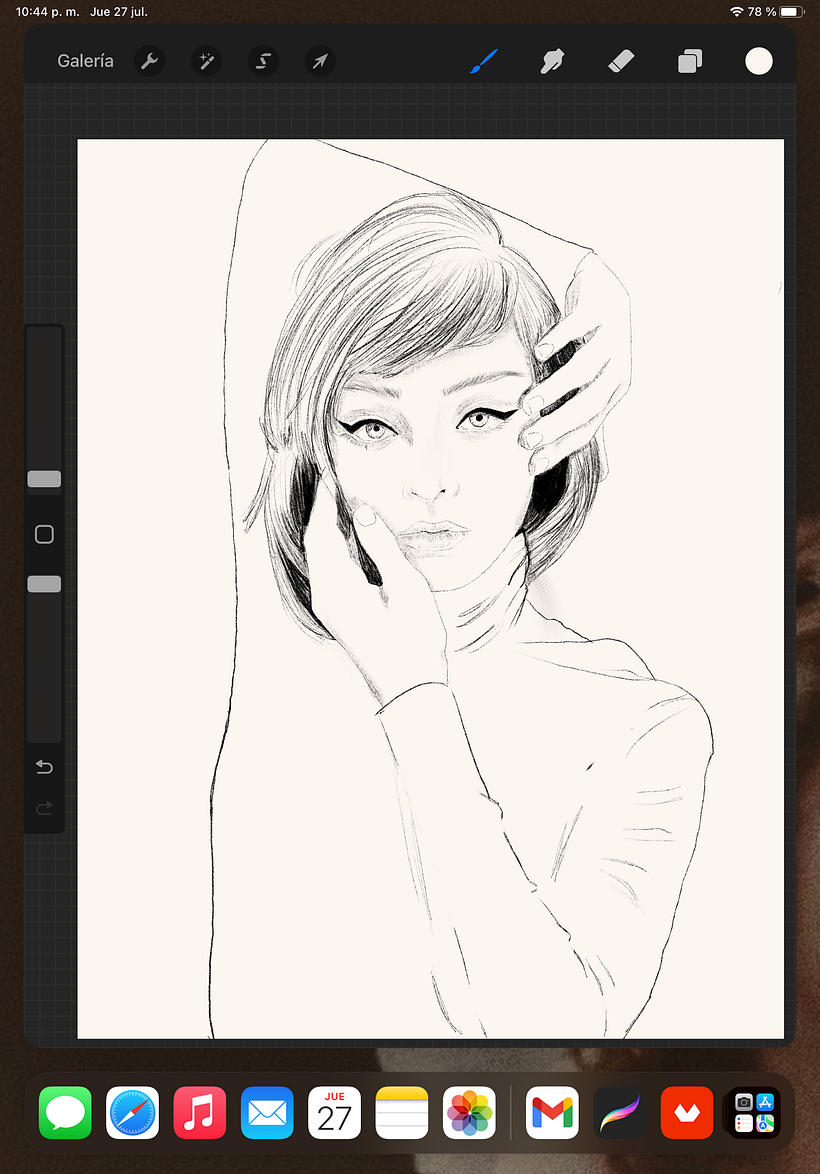 Mi proyecto del curso: Retrato ilustrado con Procreate 2