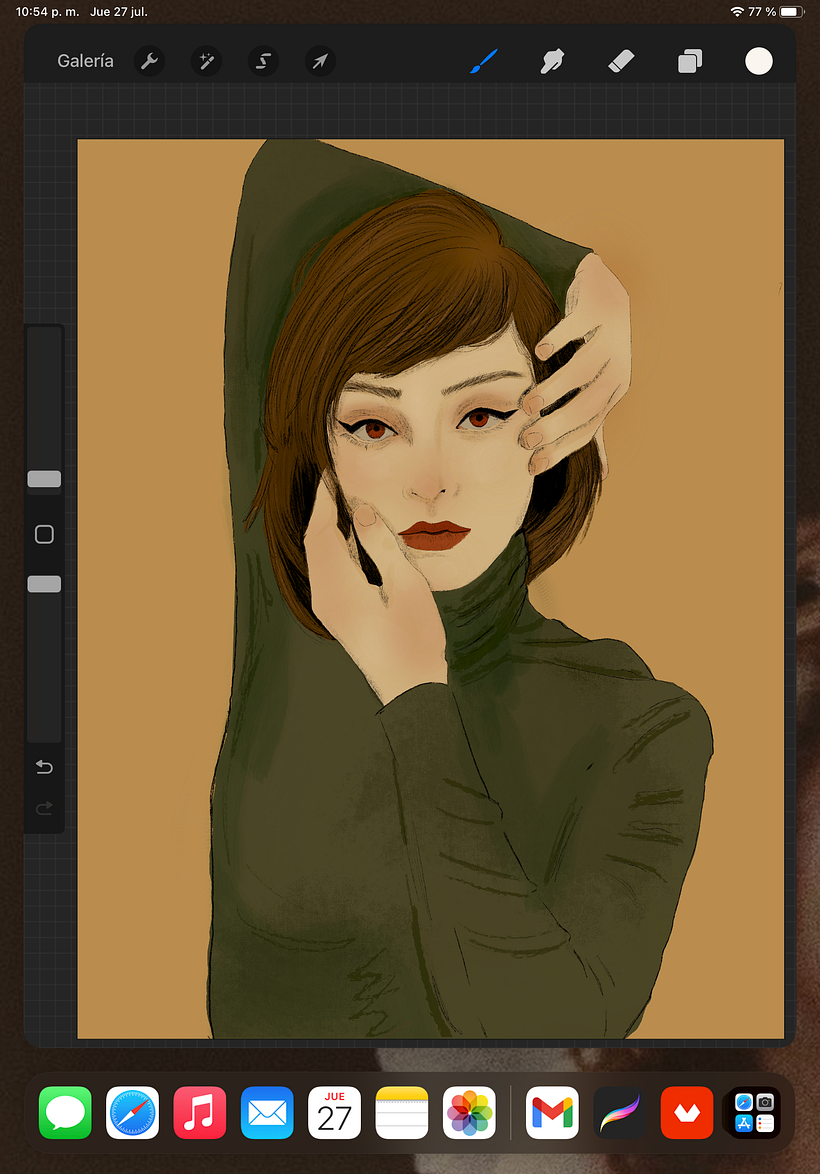 Mi proyecto del curso: Retrato ilustrado con Procreate 3