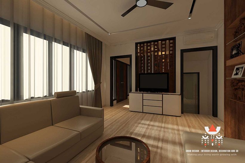 Renovation residence with the size 8m x 18m 4