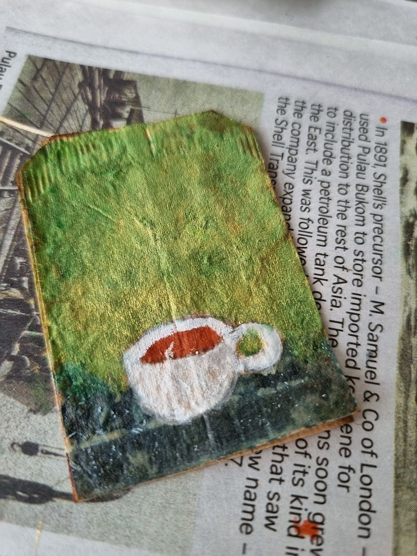 My project for course: The Art of Tea Bag Painting Domestika