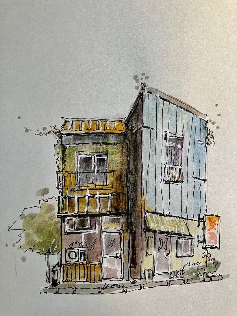 My project for course: Expressive Architectural Sketching with Colored Markers 2