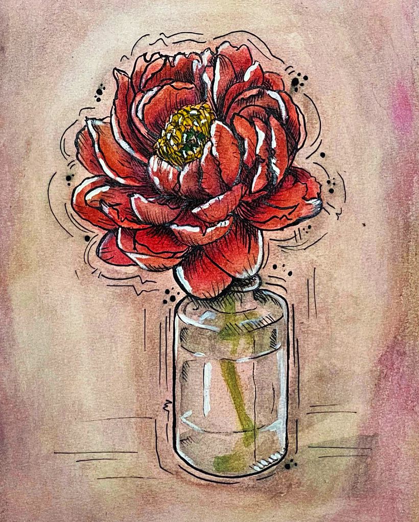 Meu projeto do curso: Aquarela botânica: ilustre a anatomia das flores 1