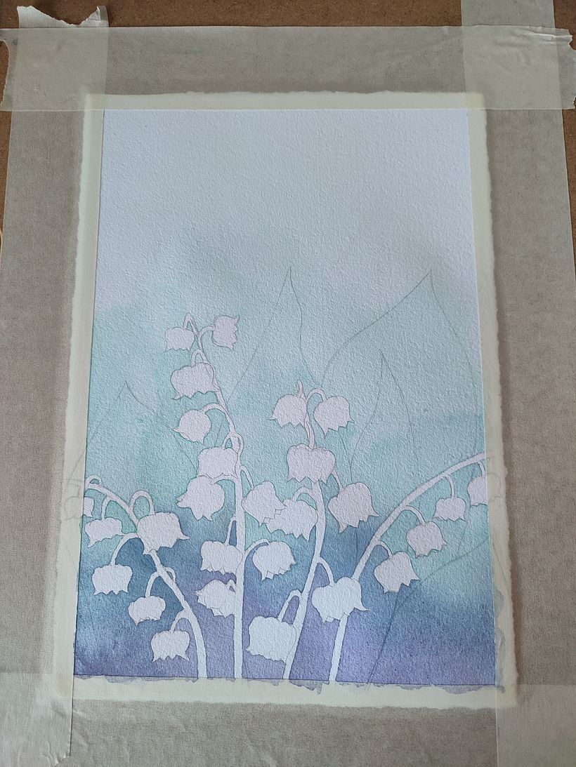 My project for course: Negative Watercolor Painting for Botanical Illustration 5