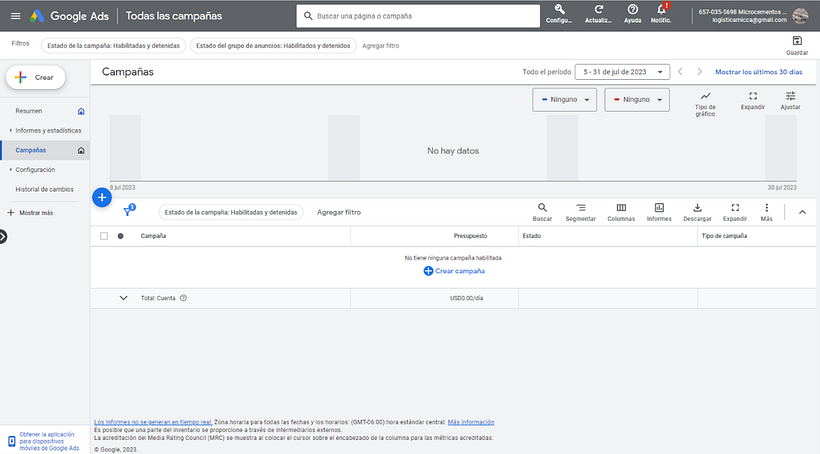 Creación de cuenta Google Ads (Imagen 2)