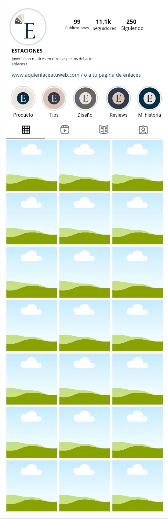 Feed de Instagram con Canva para ESTACIONES 7